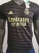 2022/23 RM Third Black Player Version Jersey