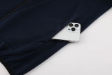 2024 TH FC Sapphire Blue Hoody Zipper Jacket Tracksuit