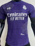 2024/25 RM x Y3 Purple Player Version Soccer Jersey