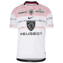 2022/23 Stade Toulousain Away White Rugby Shirt 图卢斯