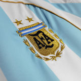 2006 Argentina Home Retro Soccer Jersey