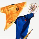F.DE JONG #21 NL1:1 Quality Away Blue Fans Jersey 2022/23 ★★