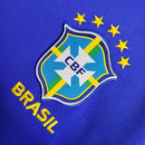 2022/23 Brazil Away 1:1 Quality Blue Fans Soccer Jersey
