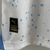 2023/24 Girona Away White Fans Soccer Jersey