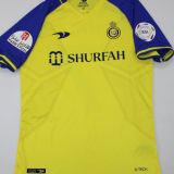 هاري بيتزا HARRY'S PIZZA Al Nassr Rubber Patch 2023 利雅得胜利袖章 (You can buy it alone OR tell us which jersey to print it on. )