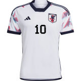 MINAMINO #10 Japan 1:1 Away White Fans Jersey 2022/23 ★★