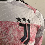 2023/24 JUV Away White Player Version Soccer Jersey