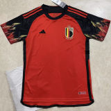 DE BRUYNE #7 Belgium 1:1 Home Red Fans Jersey 2022/23 ★★