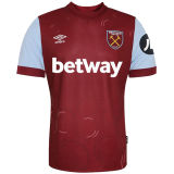 2023/24 West Ham Home Fans Soccer Jersey