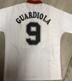 1994 Spain Away White Retro Soccer Jersey
