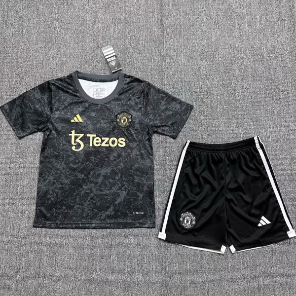 2024 M Utd x AD x Stone Roses Kids Soccer Jersey