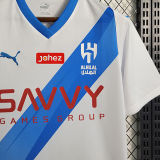 2023/24 Al Hilal SFC Away White Fans Soccer Jersey 利雅得新月