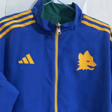 2023/24 Roma Green Blue Reversible Windbreaker 双面