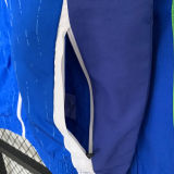 2024 Italy Blue White Reversible Windbreaker 双面