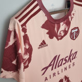 2022 Portland Timbers Away Pink Heritage Rose Fans Jersey