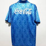 1993 Cruzeiro Home Blue Retro Soccer Jersey