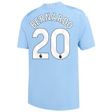 BERNARDO #20 Man City 1:1 Home Blue Fans Jersey 2023/24 (League Font)