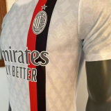 2023/24 AC Milan Away Whihte Player Version Soccer Jersey