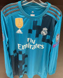 RONALDO # 7 RM 3rd Retro Long Sleeve Jersey 2017/18 (Have All Patch) (2017+12) 全套章 ★★