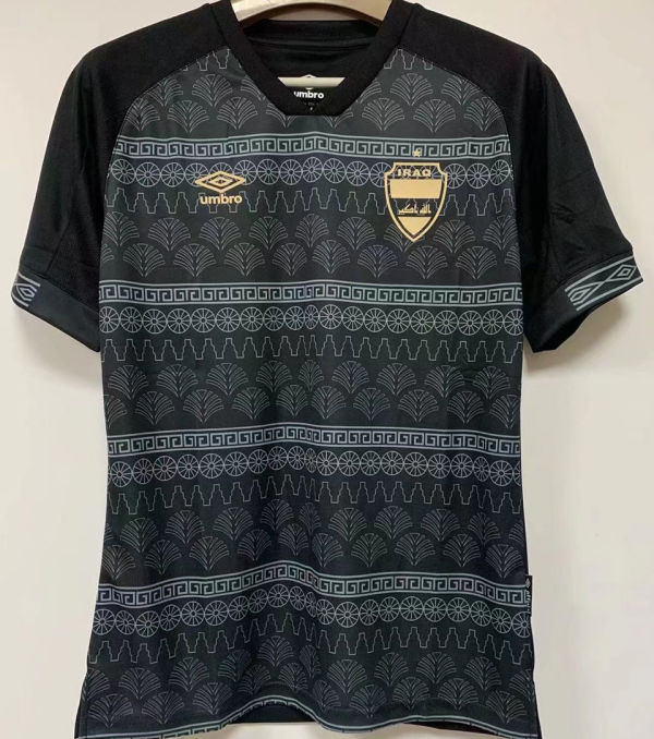 2022 Iraq Third Black Fans Soccer Jersey