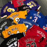 IVERSON # 3 ALL STAT 2009 Blue Mitchell Ness Retro Jerseys