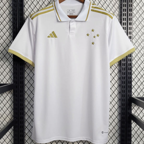 2023 Cruzeiro White Memorial Fans Soccer Jersey