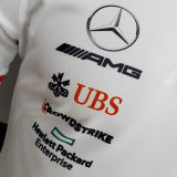 2022 Mercedes AMG Petronas F1 White Team POLO T-Shirt