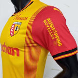 2023/24 Lens Home Yellow Player Version Soccer Jersey