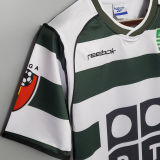 2001/03 Lisbon Home Retro Long Sleeve Soccer Jersey