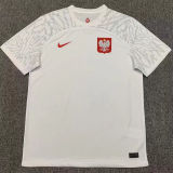 LEWANDOWSKI # 9 Poland Home White Fans Jersey 2022/23 ★★