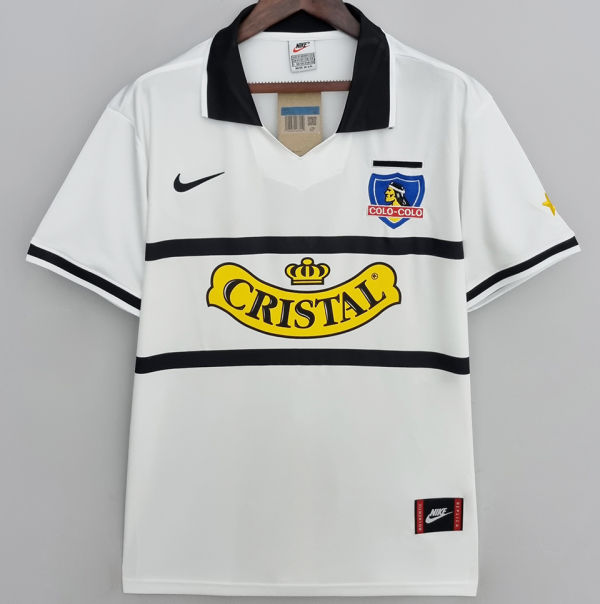 1996/97 Colo-Colo Home White Retro Soccer Jersey