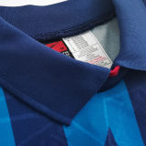 BERGKAMP #10 1995/96 ARS Away Blue Retro Jersey (有背号下英文) ★★