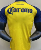 2011/12 Club America Home Yellow Retro Soccer Jersey