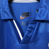 1998 Italy Home Blue Retro Soccer Jersey