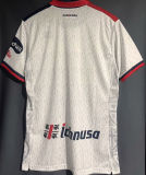 2023/24 Cagliari Away White Fans Soccer Jersey 卡利亚里