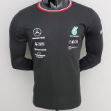 2022 Mercedes AMG Petronas F1 Black Long Sleeve Team T-Shirt
