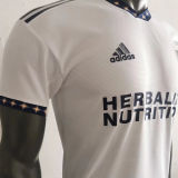 2022 LA Galax FC Home White Player Version Soccer Jersey