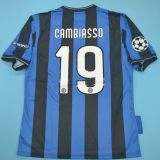 2009/10 In Milan Home Retro Soccer Jersey（胸前有绣欧冠决赛小字）