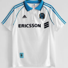 1998/1999 Marseille Home White Retro Soccer Jersey