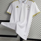 2023 Cruzeiro White Memorial Fans Soccer Jersey