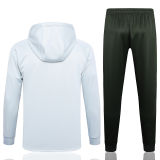 2024 BA Light Gray Hoody Zipper Jacket Tracksuit