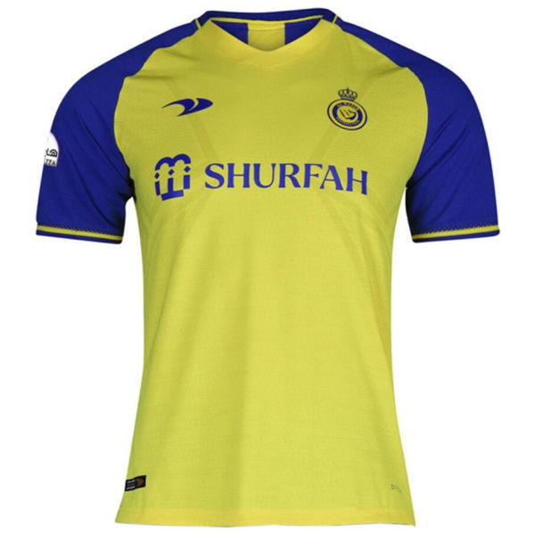 2022/23 Al Nassr Home Yellow Fans Soccer Jersey