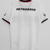 2001 Flamengo Away White Retro Soccer Jersey