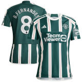B.FERNANDES #8 M Utd 1:1 Quality Away Fans Jersey 2023/24 (League Font 联赛字体) ★★