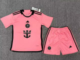 2024/25 Inter Miami Home Pink Kids Soccer Jersey