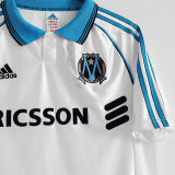 1998/1999 Marseille Home White Retro Soccer Jersey