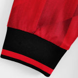 1996/97 M Utd Home Red Long Sleeve Retro Soccer Jersey