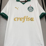2024/25 Palmeiras Away White Kids Soccer Jersey