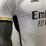2023/24 RM Home White Player Version Soccer Jersey
