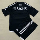 2023/24 Benfica Away Black Kids Soccer Jersey
